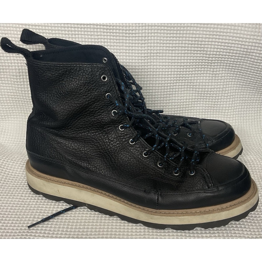 Converse Chuck Taylor Terrain Leather Boots Mens 11 Black High Top 162355C